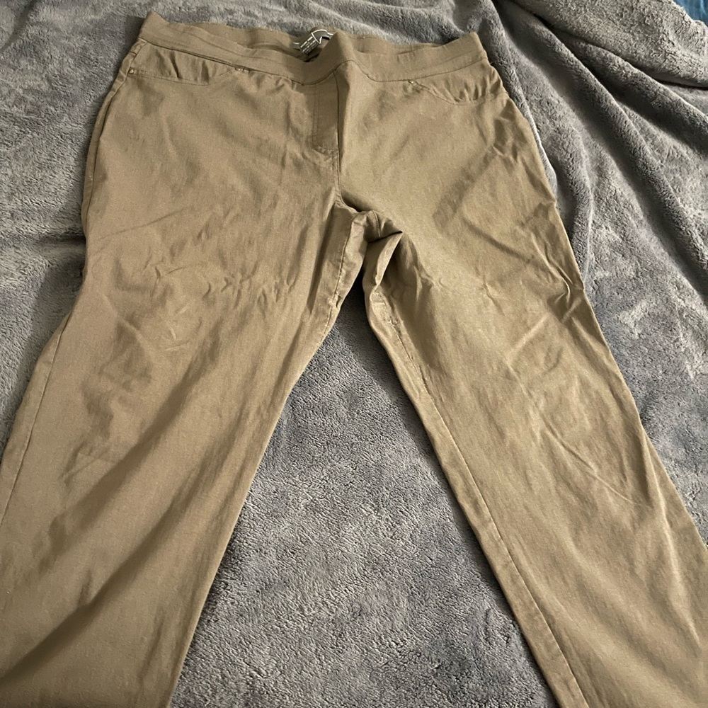 Olive green Capri, dressy pants!